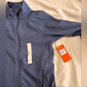 Periwinkle Full-Zip Freely Jacket